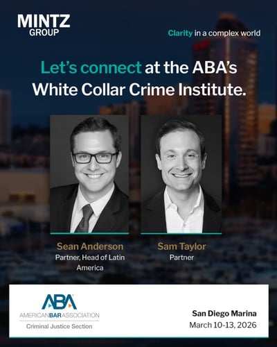 ABAs White Collar Crime Institute