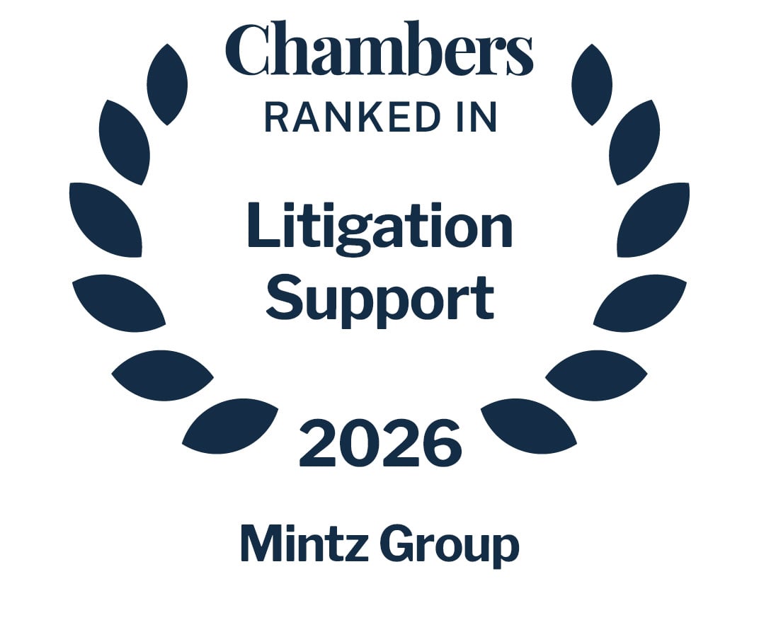 Chambers 2026 Mintz Group Litigation Support