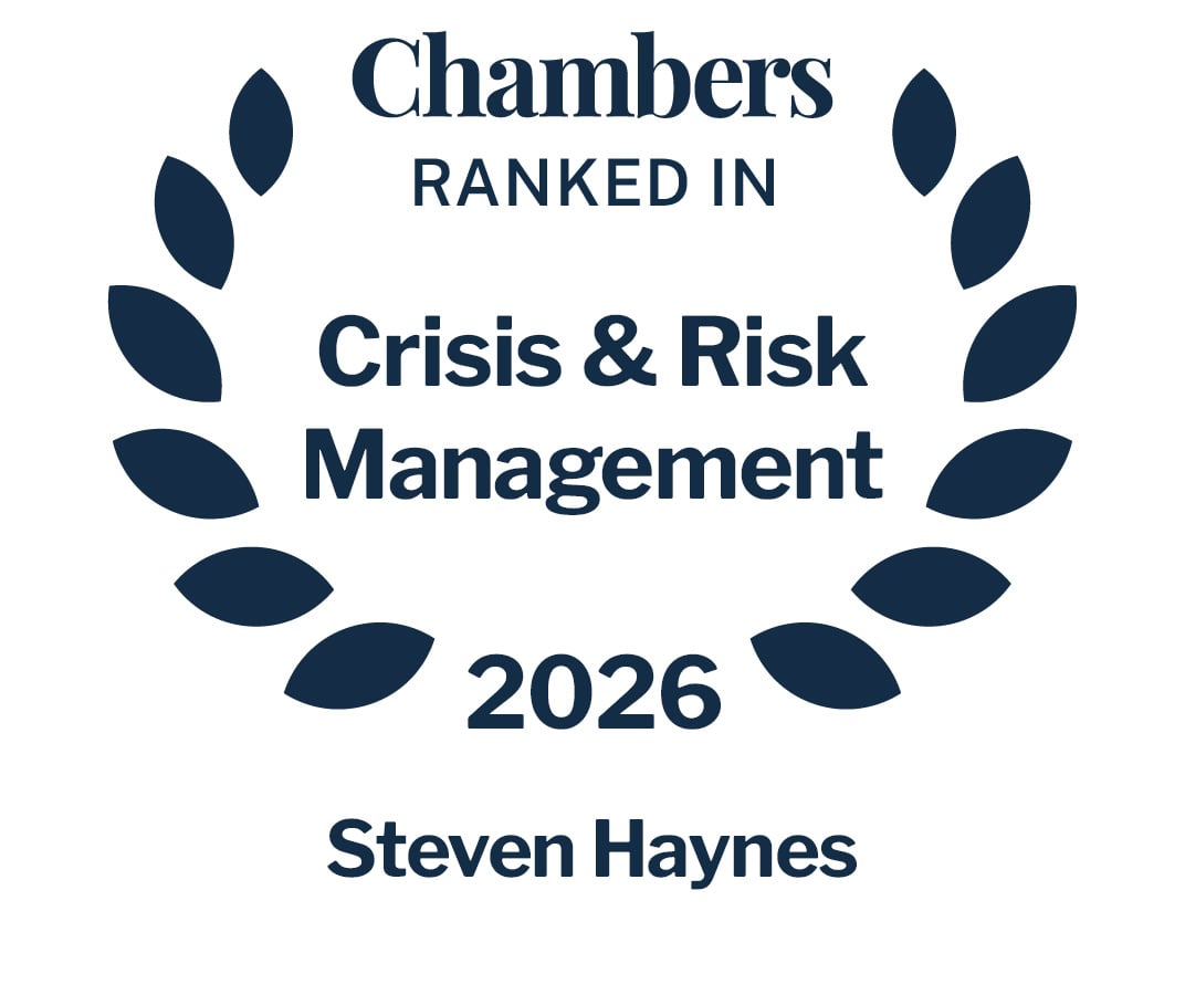 Chambers 2026 Steve Haynes Crisis and Risk Management